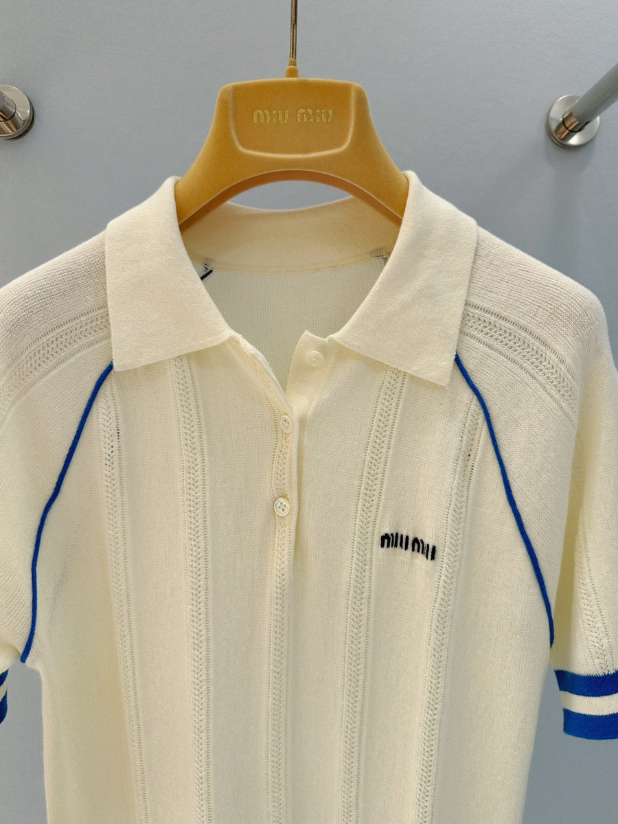Polo Shirts- Miu M Polo Shirt Premium Everyday Polo Shirt