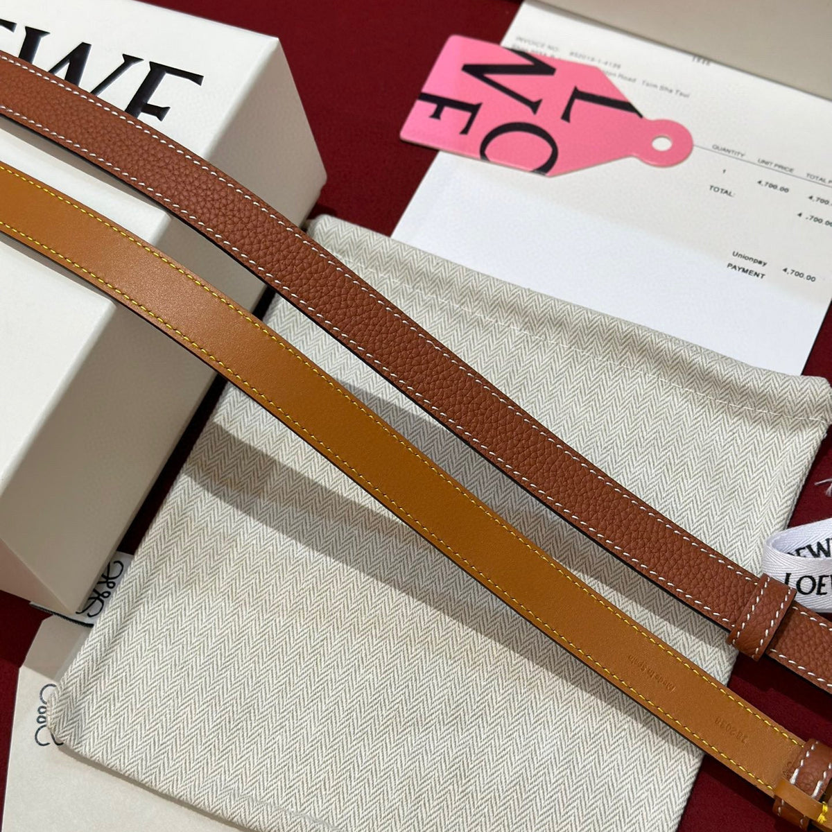 Belts- Loew Belt 20mm Premium Leather Designer Belt