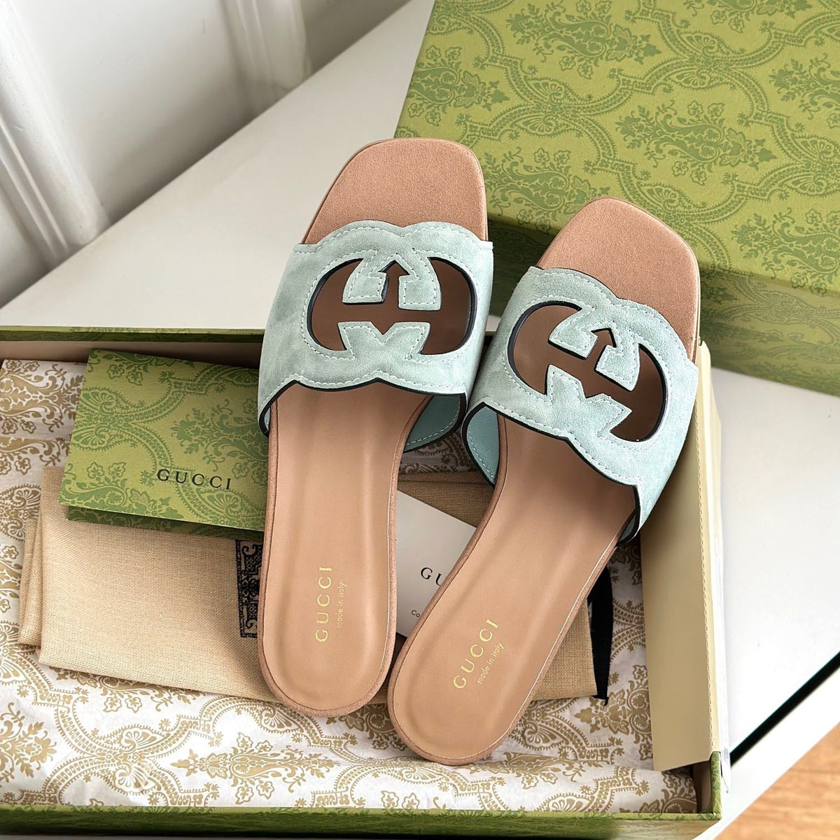 Gucci Shoes- Gucci Cut Out Sandals Comfortable Everyday Designer Shoes