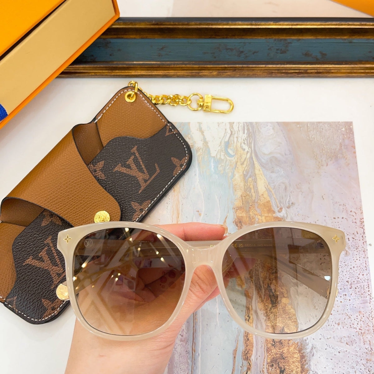 Louis Vuitton Sunglasses- Louis Vuitton Lou Sunglasses Premium Fashion Designer Sunglasses