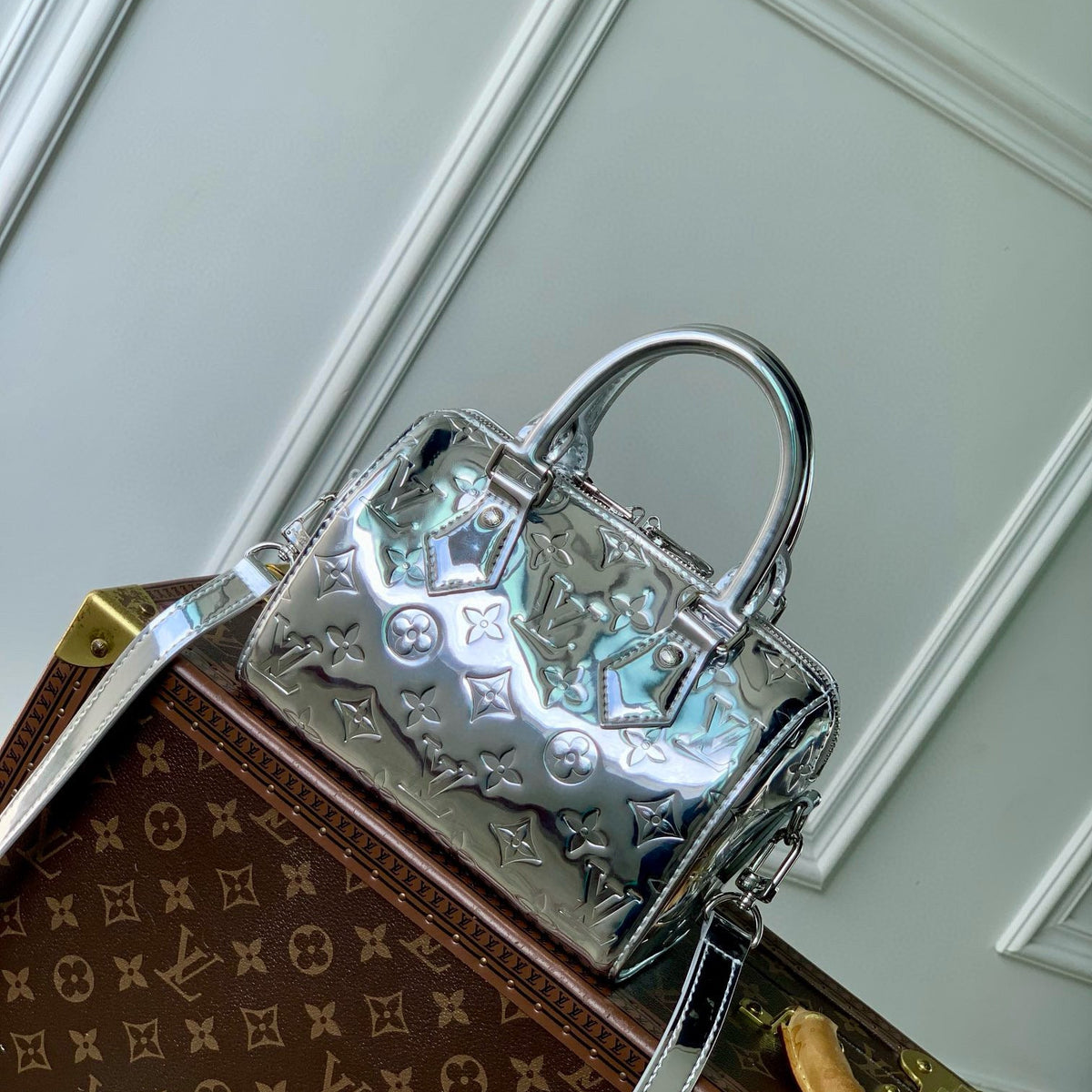 Louis Vuitton Bags- Louis Vuitton Lou Speedy 20 Bag Premium Designer Shoulder Bag
