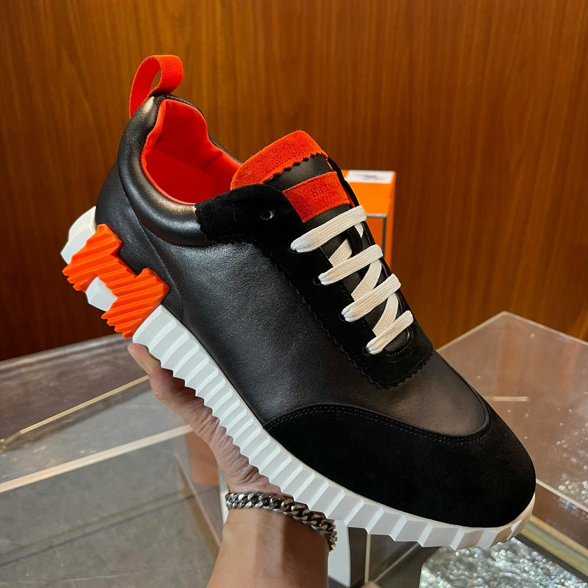 Shoes- Herm Bouncing Sneakers Luxury Lifestyle Designer Footwear