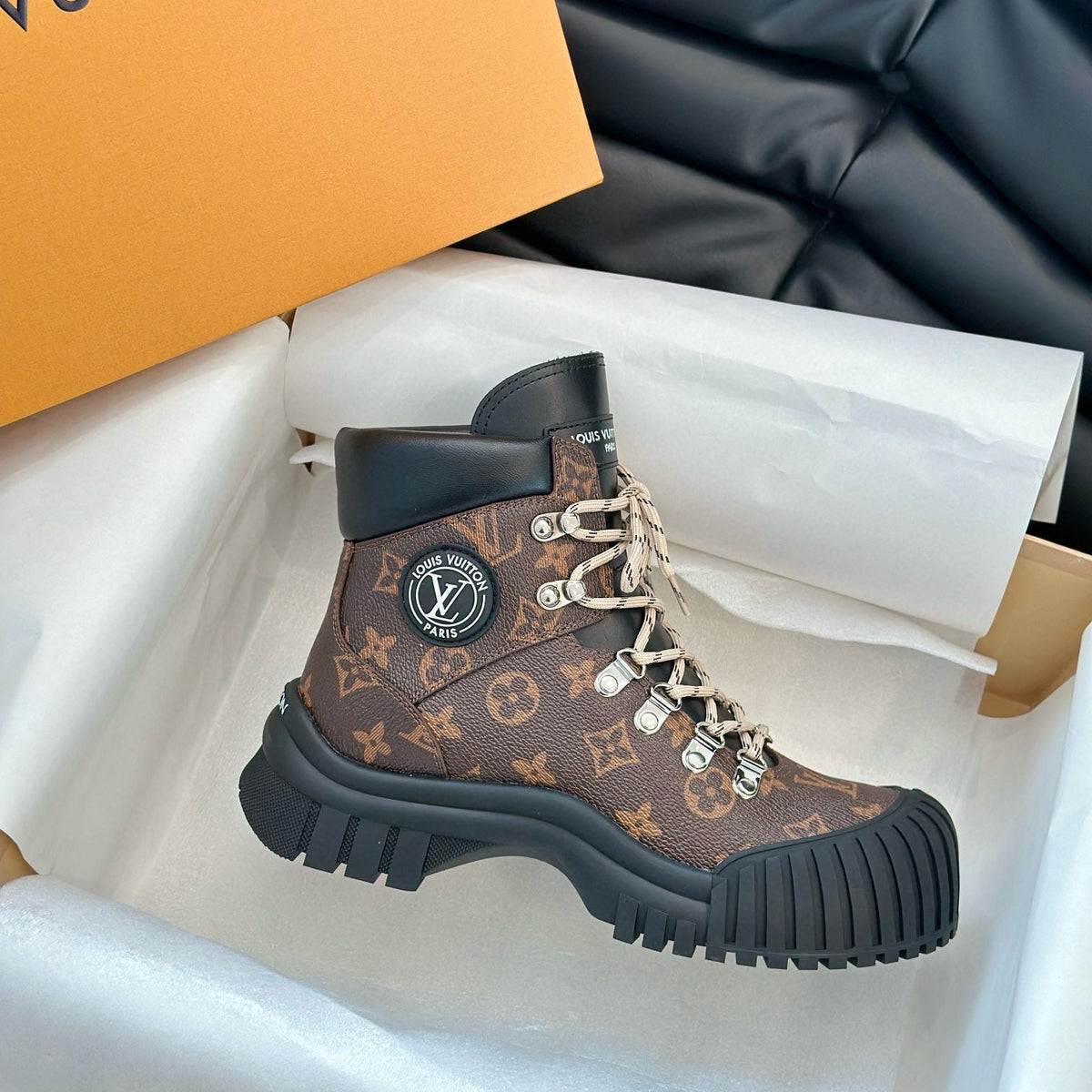 Louis Vuitton Shoes- Louis Vuitton Lou Ruby Boots Comfortable Everyday Designer Shoes