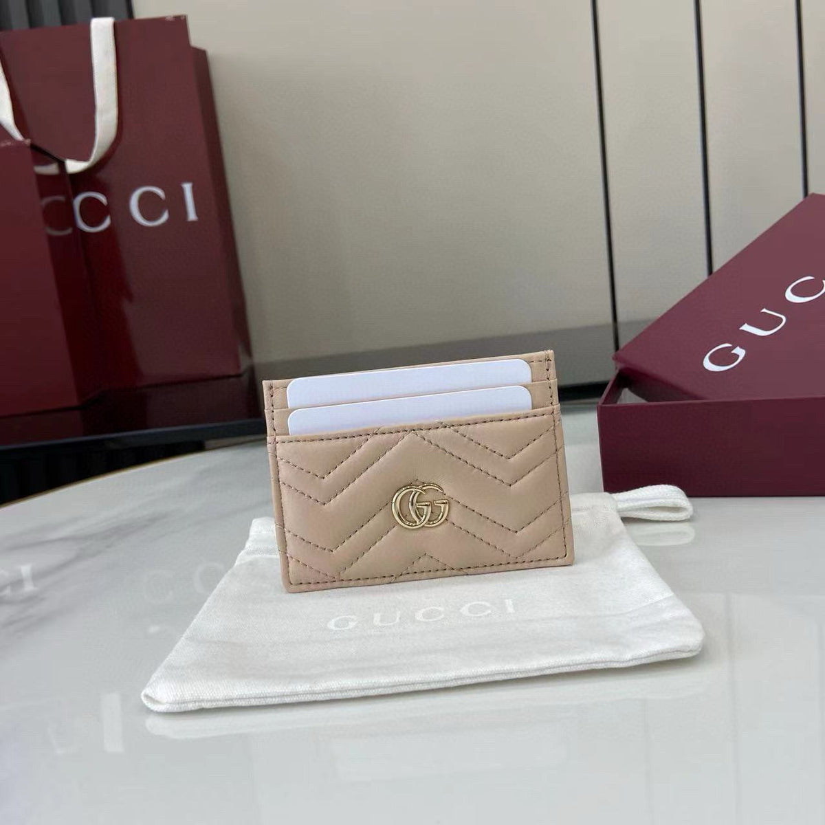 Gucci Wallets- Gucci Card Holder Compact Luxury Card Wallet