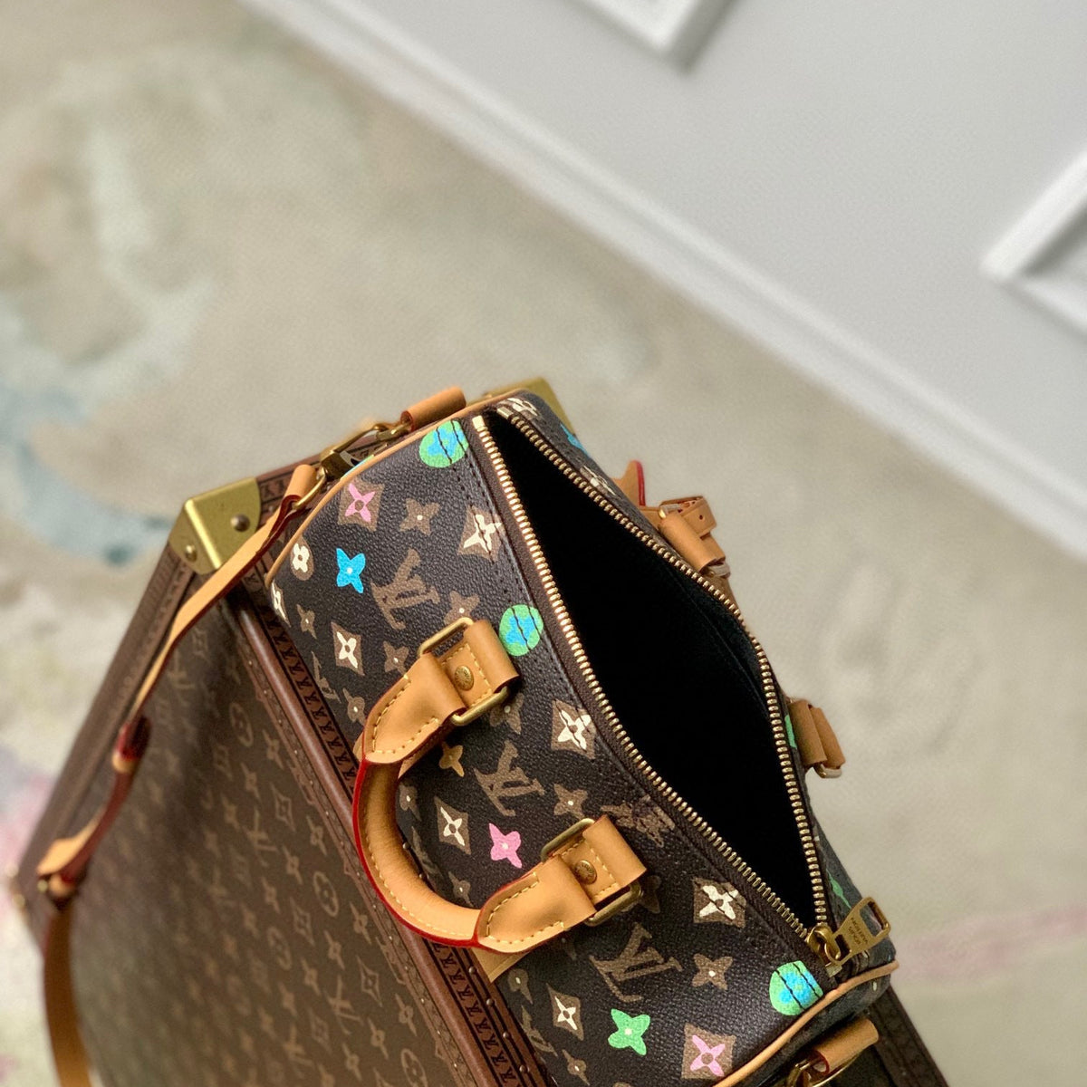 Louis Vuitton Bags- Louis Vuitton Lou Keepall 25 Bag Premium Designer Shoulder Bag