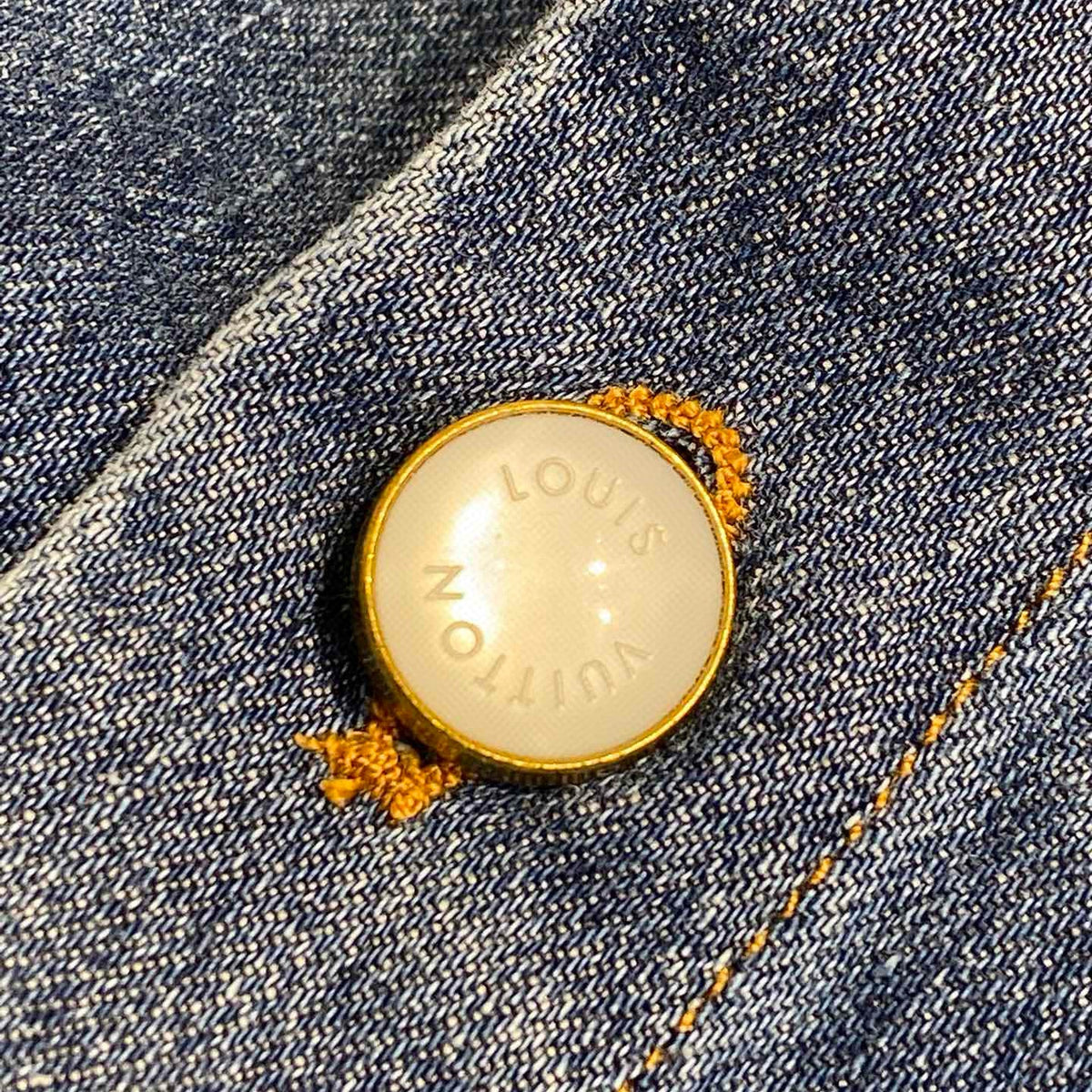 Louis Vuitton Tops- Louis Vuitton Lou Denim Shirt Elegant Everyday Designer Top