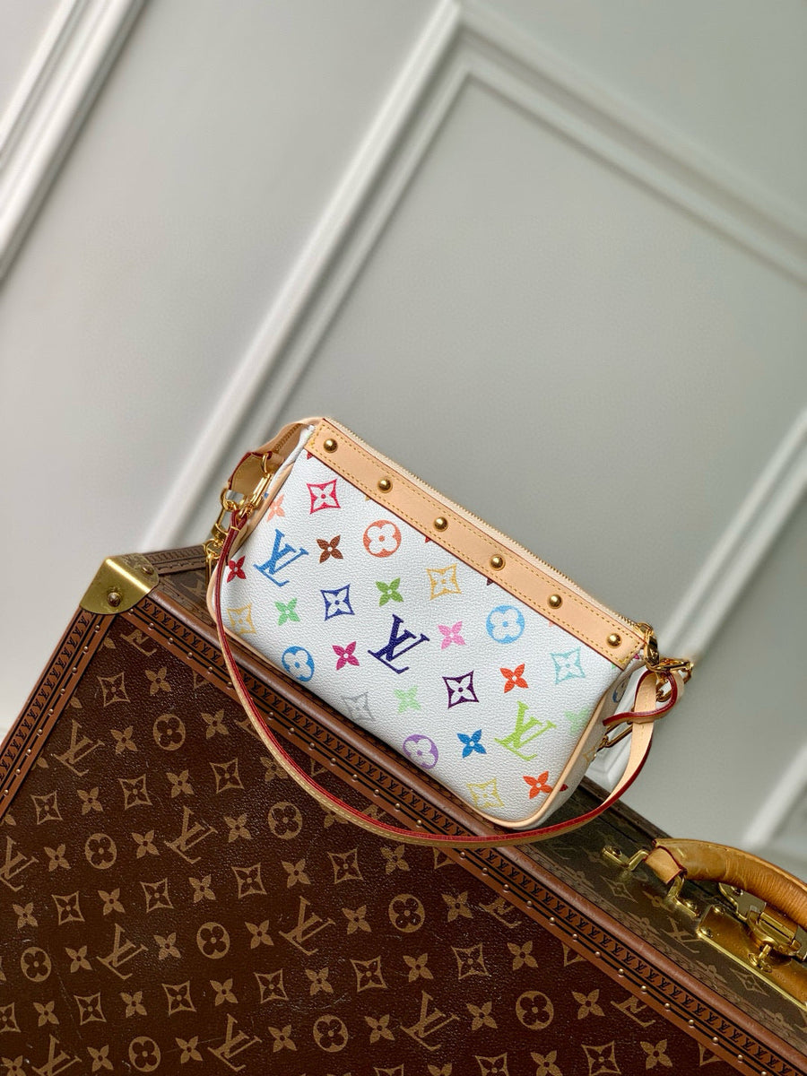 Louis Vuitton Bags- Louis Vuitton Lou x Murakami Pochette Bag Premium Designer Shoulder Bag