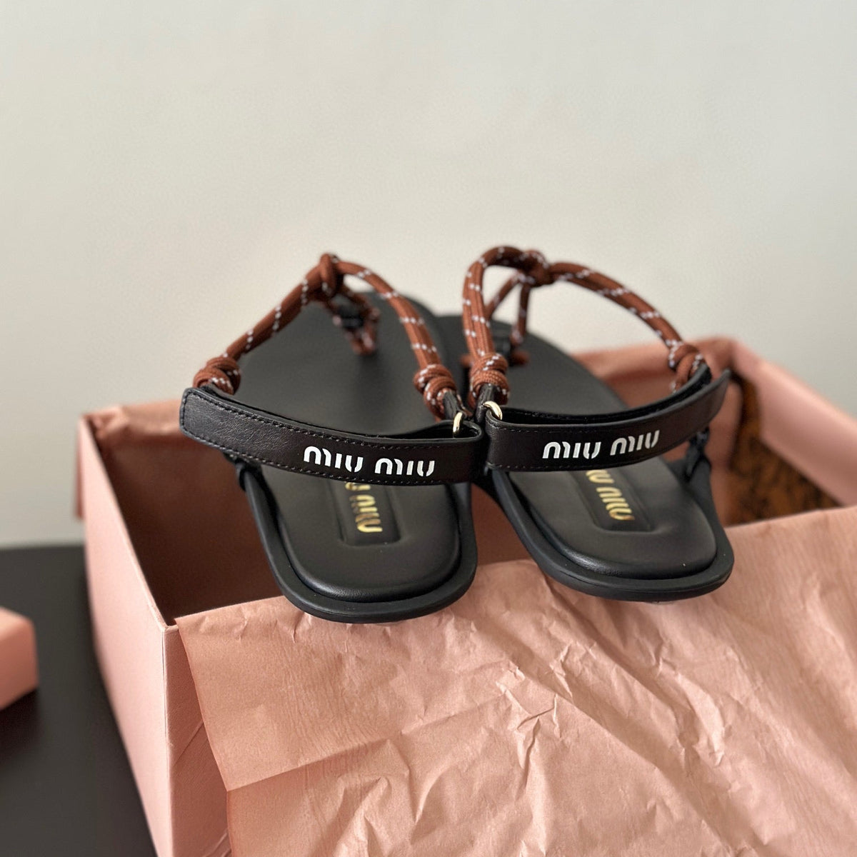 Shoes- Miu M Sandals Luxury Lifestyle Designer Footwear