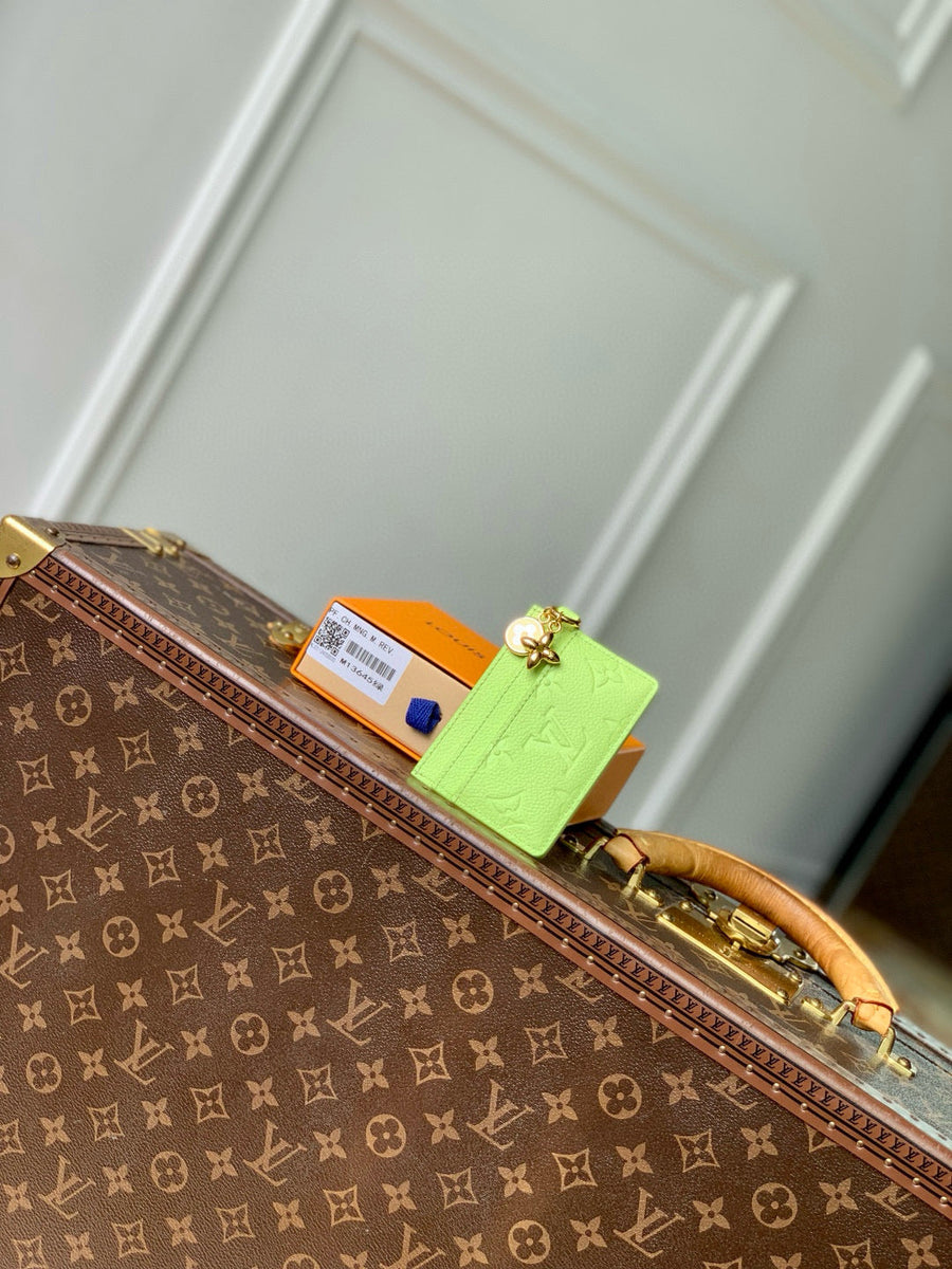 Louis Vuitton Wallets- Louis Vuitton Lou Charms Card Holder Elegant Everyday Leather Wallet
