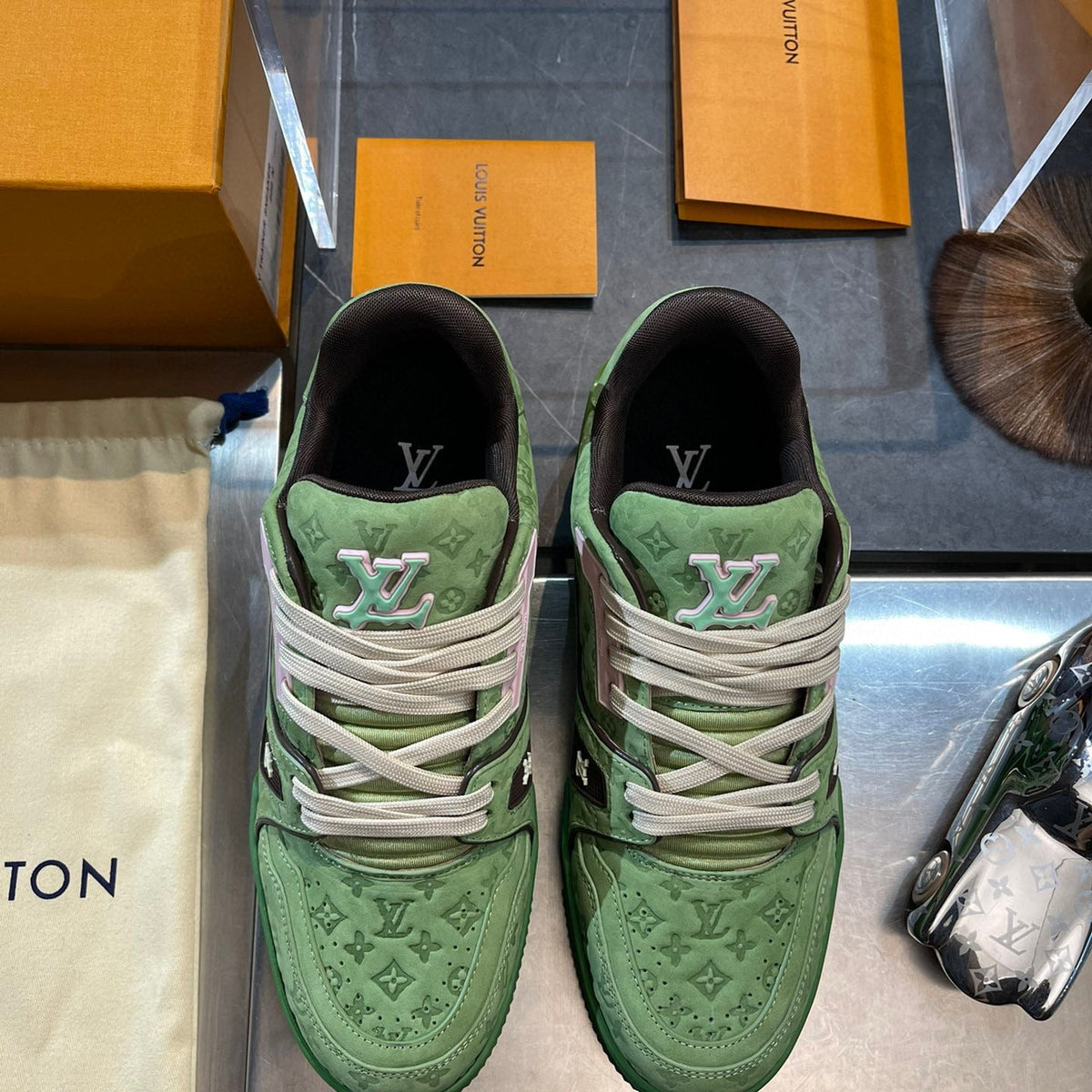 Louis Vuitton Shoes- Louis Vuitton Lou Trainers Premium Designer Casual Shoes
