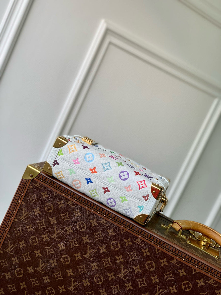 Louis Vuitton Bags- Louis Vuitton Lou x Murakami Side Trunk Mm Bag Elegant Everyday Designer Handbag