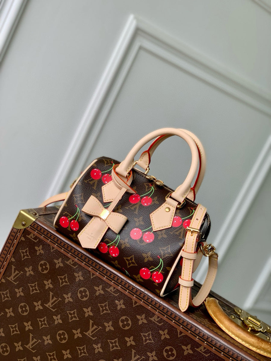 Louis Vuitton Bags- Louis Vuitton Lou x Murakami Speedy 20 Bag Elegant Everyday Designer Handbag