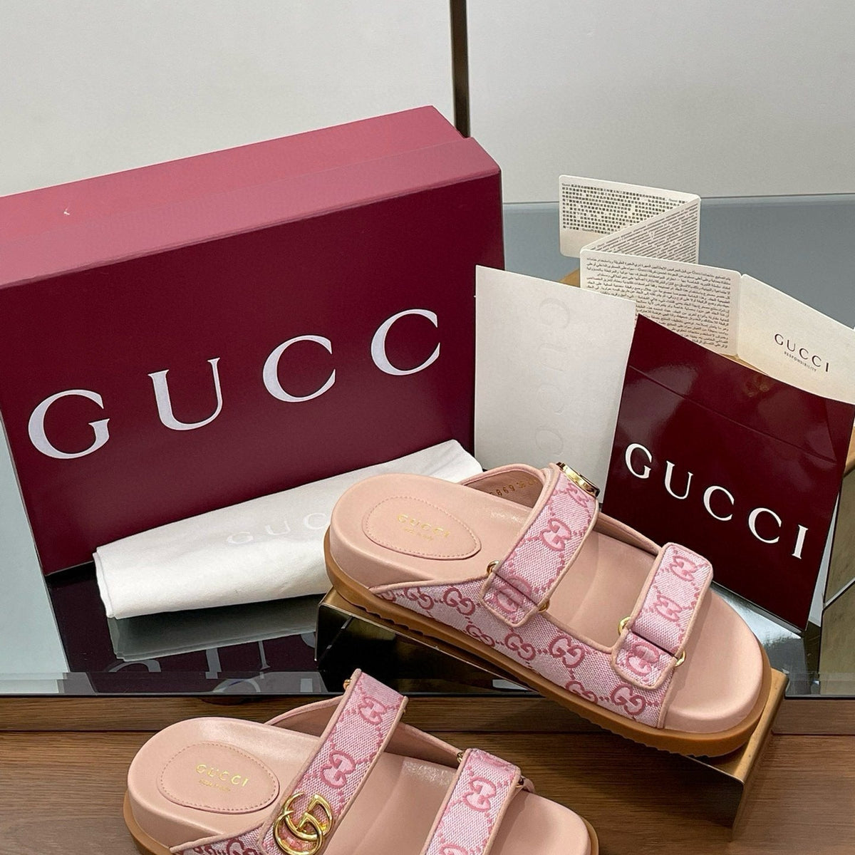Gucci Shoes- Gucci Sandals Premium Designer Casual Shoes
