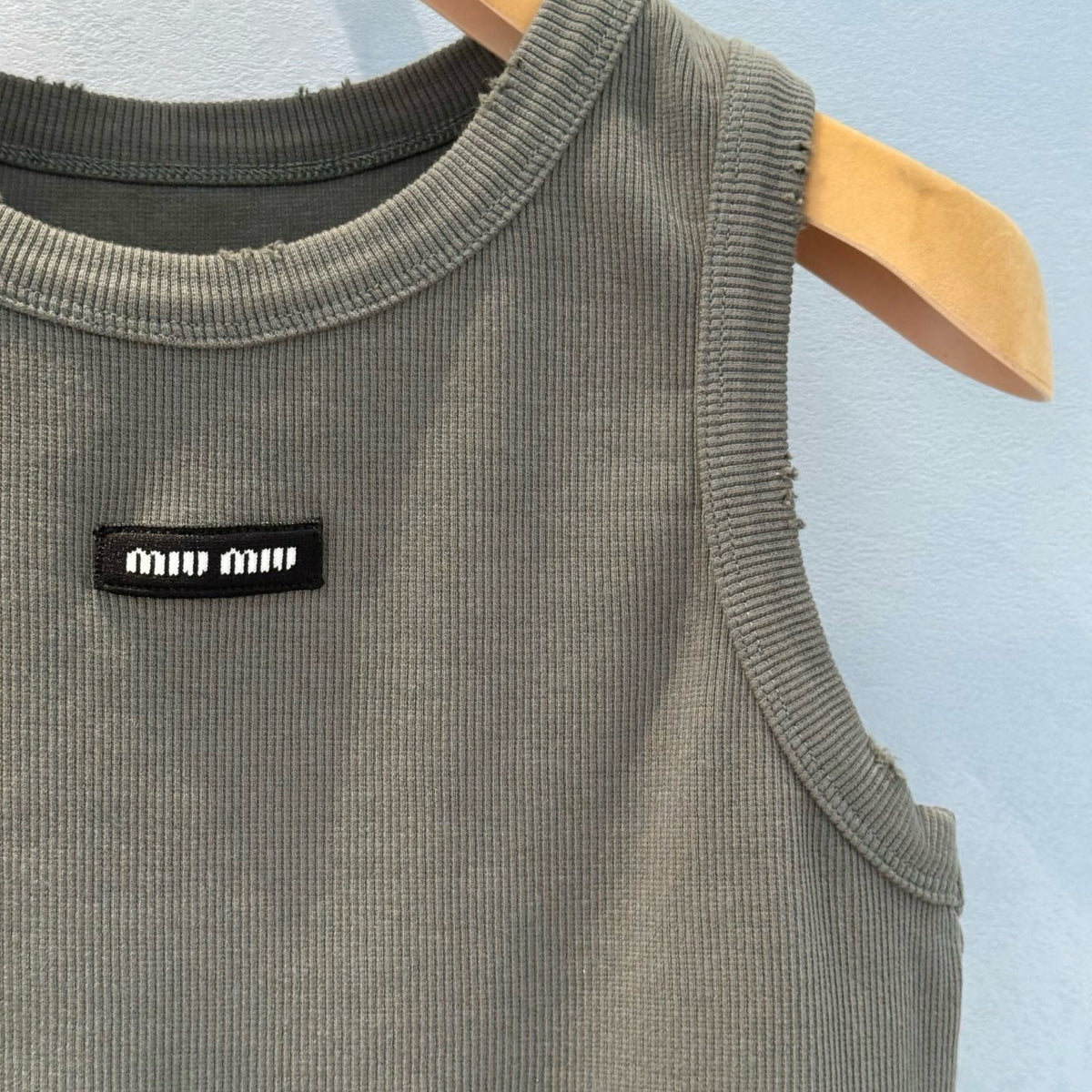Tops- Miu M Tank Top Premium Designer Casual Top