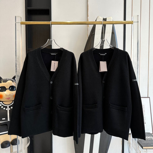 Balenciaga Cardigan – luxury designer piece at Velouxe