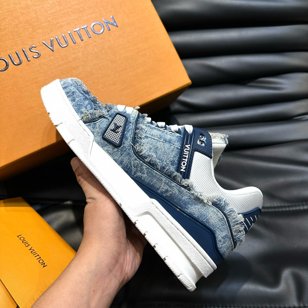 Louis Vuitton Shoes- Louis Vuitton Lou Trainers Premium Designer Casual Shoes