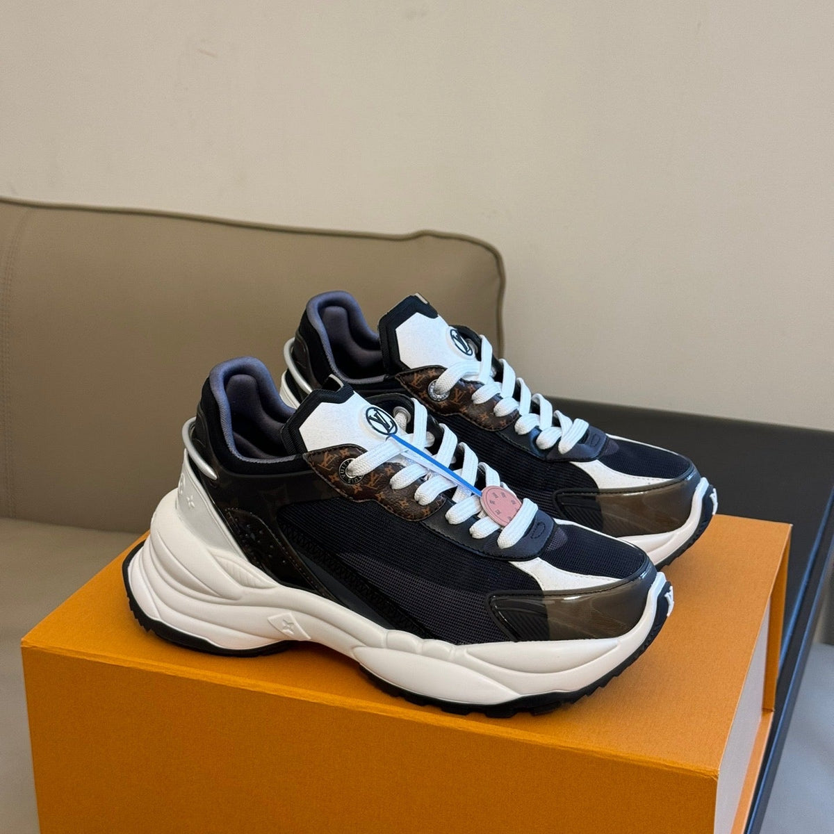 Louis Vuitton Shoes- Louis Vuitton Lou Run 55 Trainers Luxury Lifestyle Designer Footwear