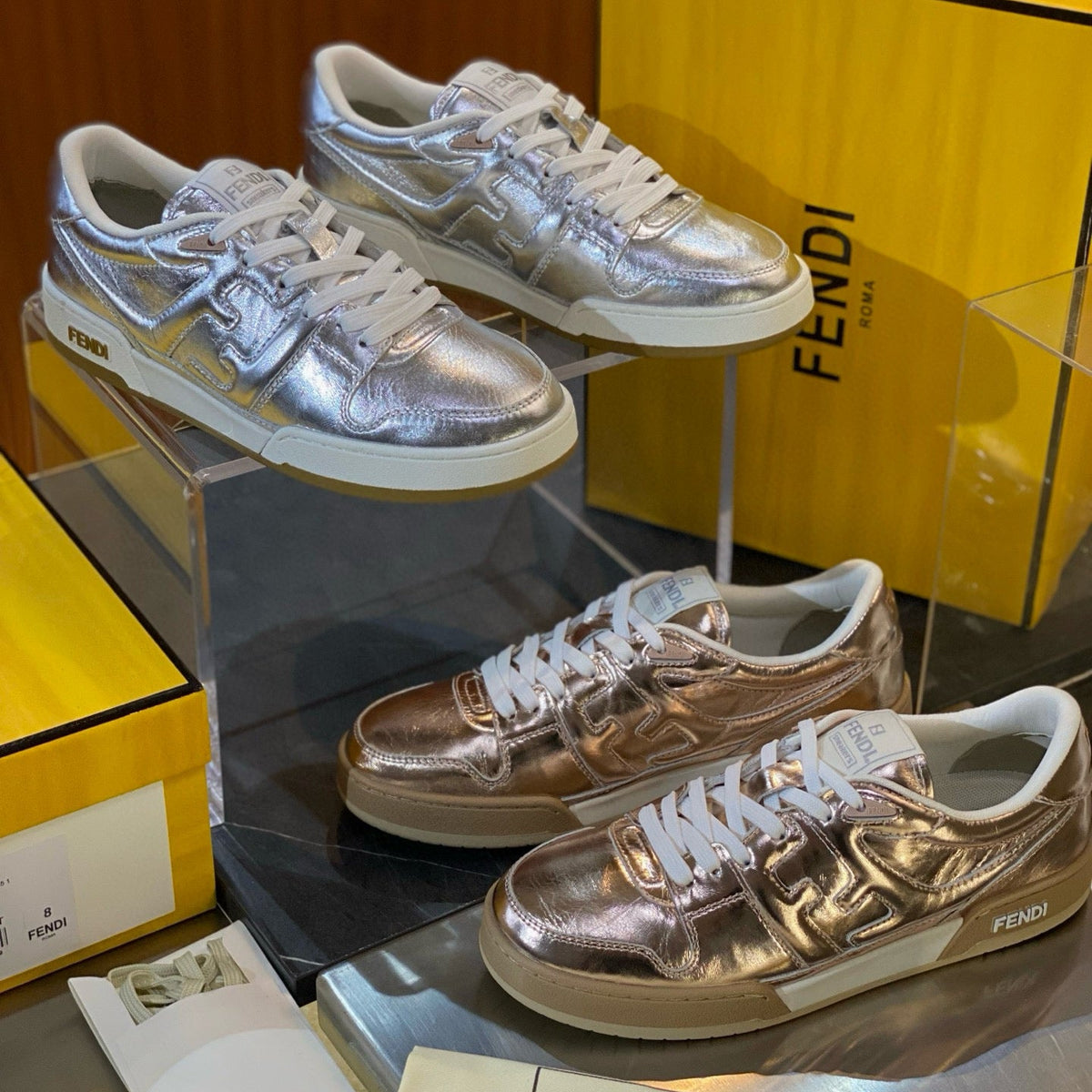 Shoes- Fen Match Sneaker Premium Designer Casual Shoes