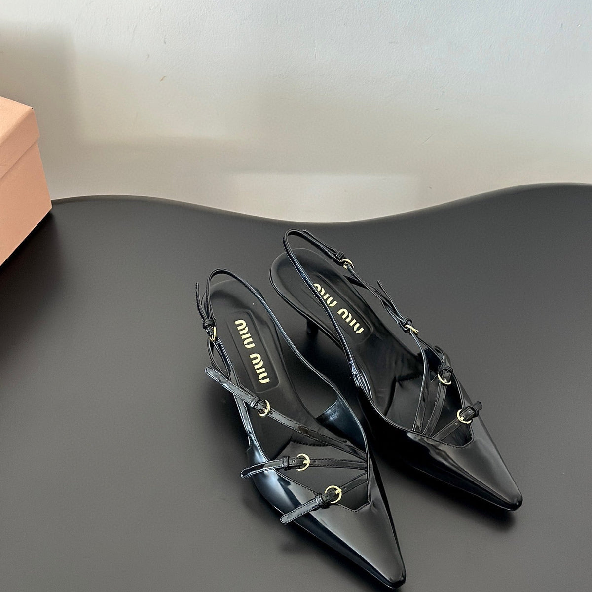 Shoes- Miu M Heels Luxury Lifestyle Designer Footwear