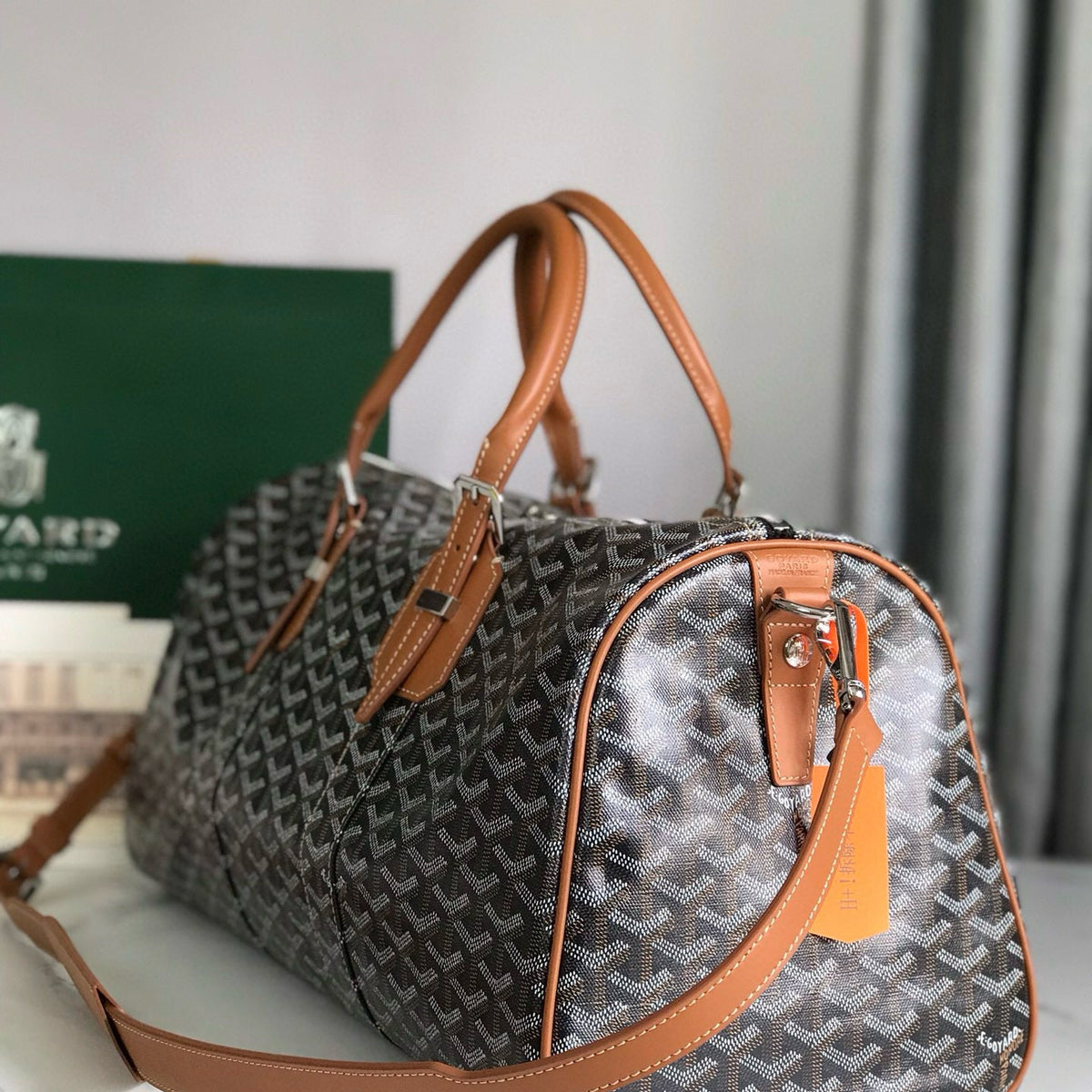 Bags- Goya Boston 45 Bag Luxury Designer Leather Handbag