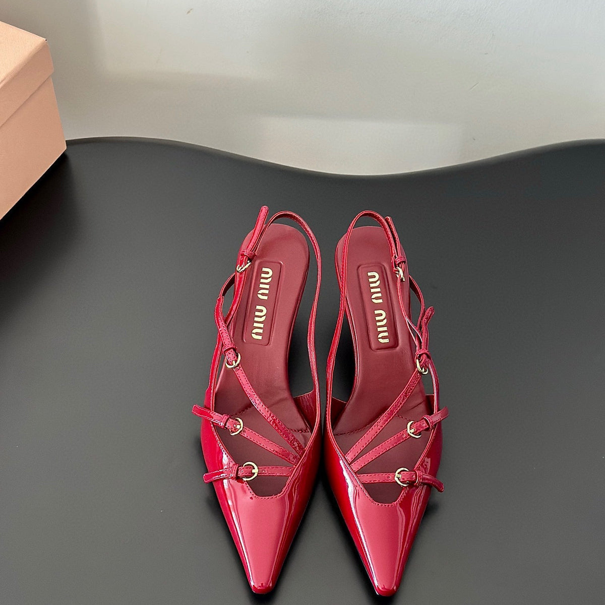 Shoes- Miu M Heels Luxury Lifestyle Designer Footwear