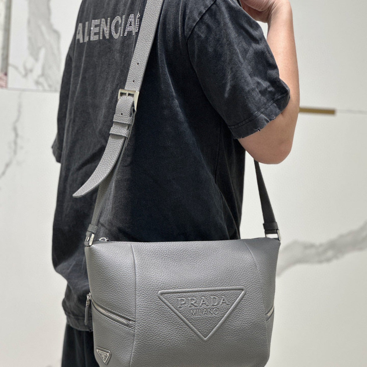 Bags- Pd Leather Bag With Shoulder Strap Elegant Everyday Designer Handbag