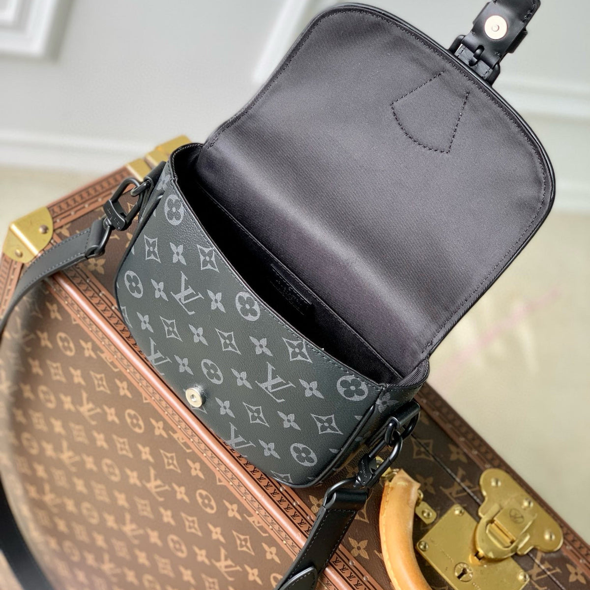 Louis Vuitton Bags- Louis Vuitton Lou Montsouris Messenger Pm Bag Luxury Designer Leather Handbag