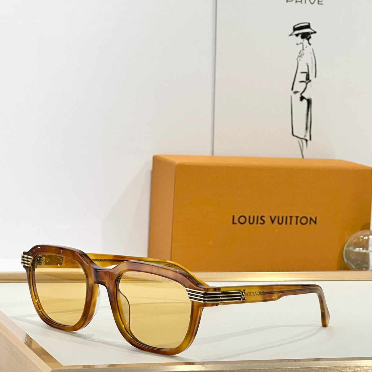 Louis Vuitton Sunglasses- Louis Vuitton Lou Sunglasses Luxury Designer UV Sunglasses