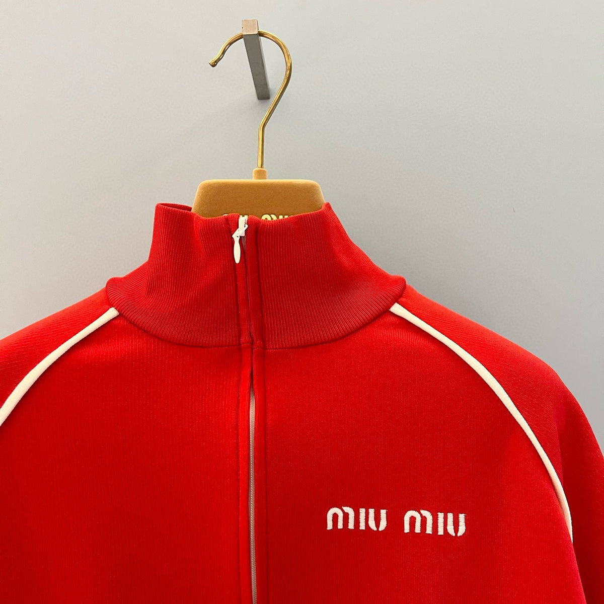 Hoodies- Miu M Zip Sweatshirt Premium Designer Casual Hoodie