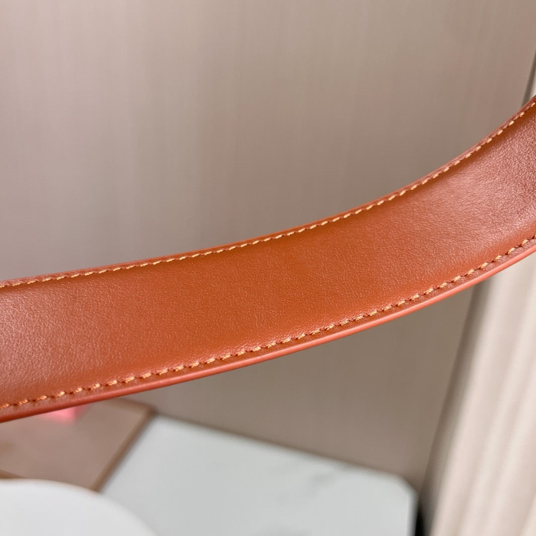 Belts- Miu M Belt 3.5 Cm Classic Everyday Designer Belt