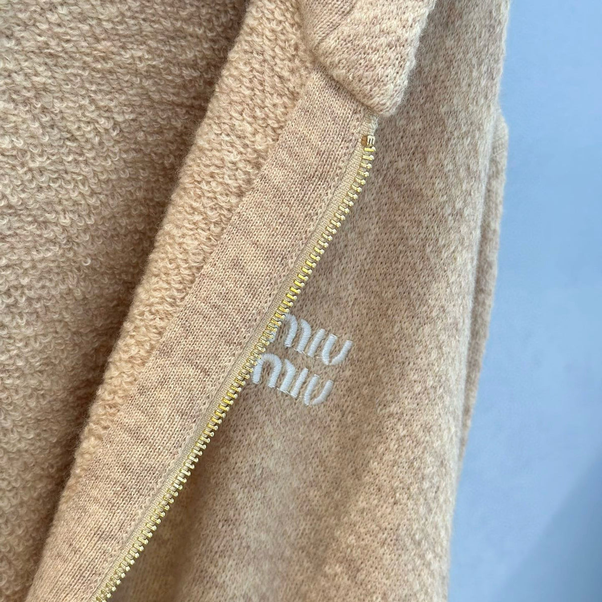 Hoodies- Miu M Zip Hoodie Premium Designer Casual Hoodie