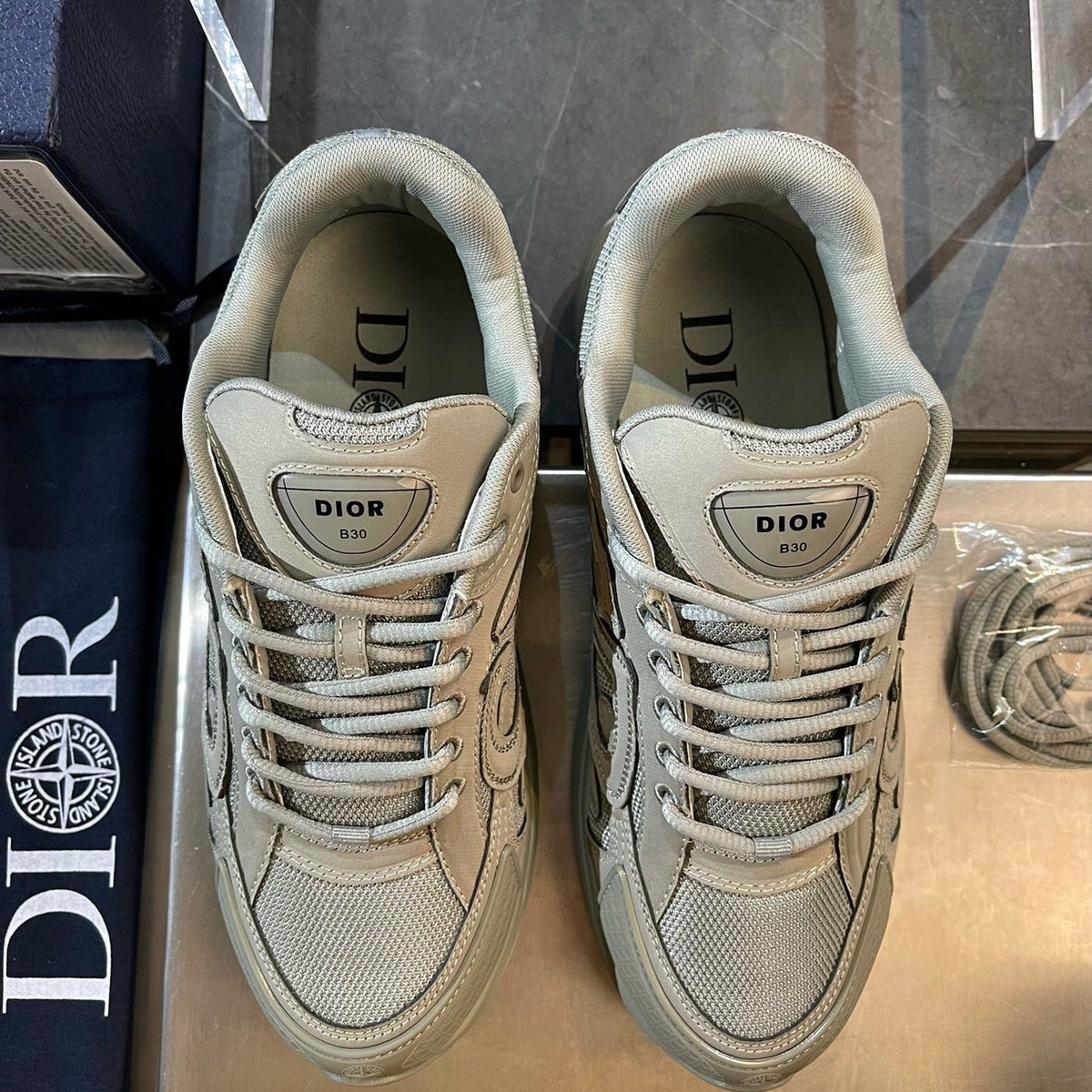 Dior Shoes- Dior x Stone I B30 Sneaker Premium Designer Casual Shoes
