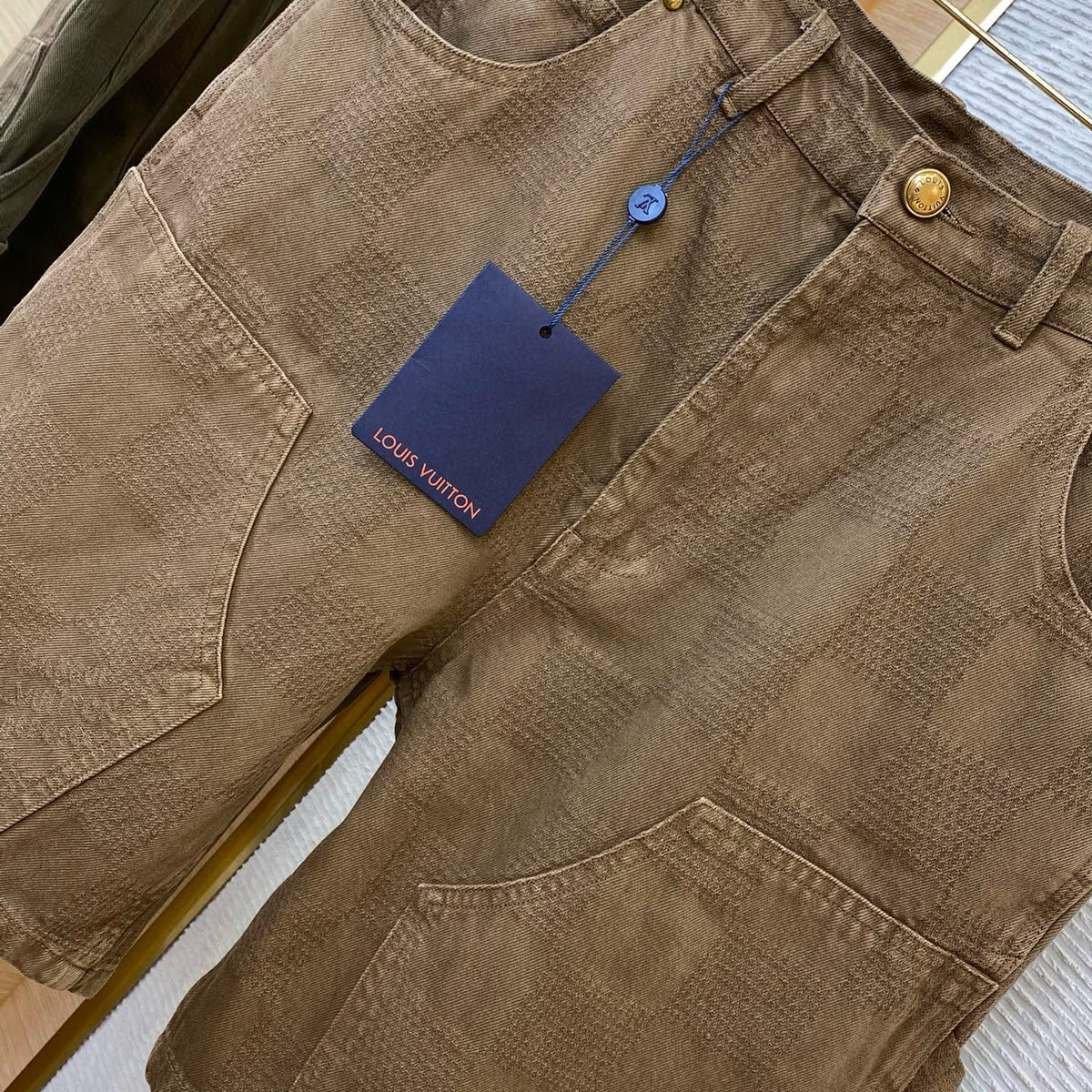 Louis Vuitton Jeans- Louis Vuitton Lou Denim Shorts Premium Designer Denim Jeans