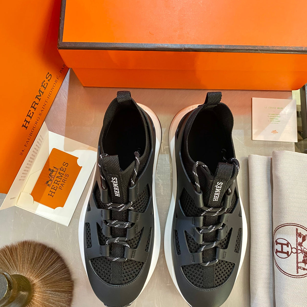 Shoes- Herm Katana Sneakers Premium Designer Casual Shoes