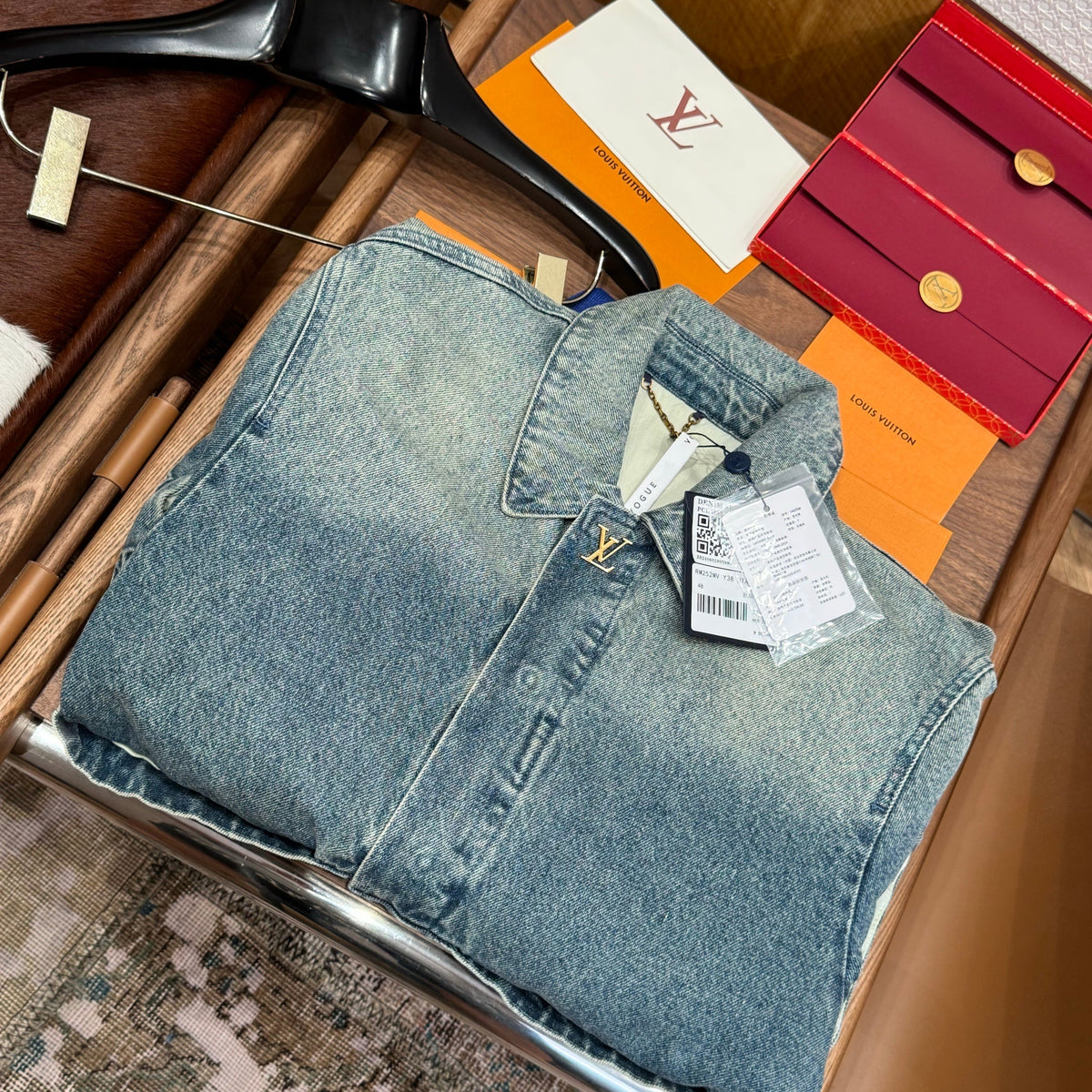 Louis Vuitton Jackets- Louis Vuitton Lou Denim Jacket Stylish Everyday Designer Outerwear