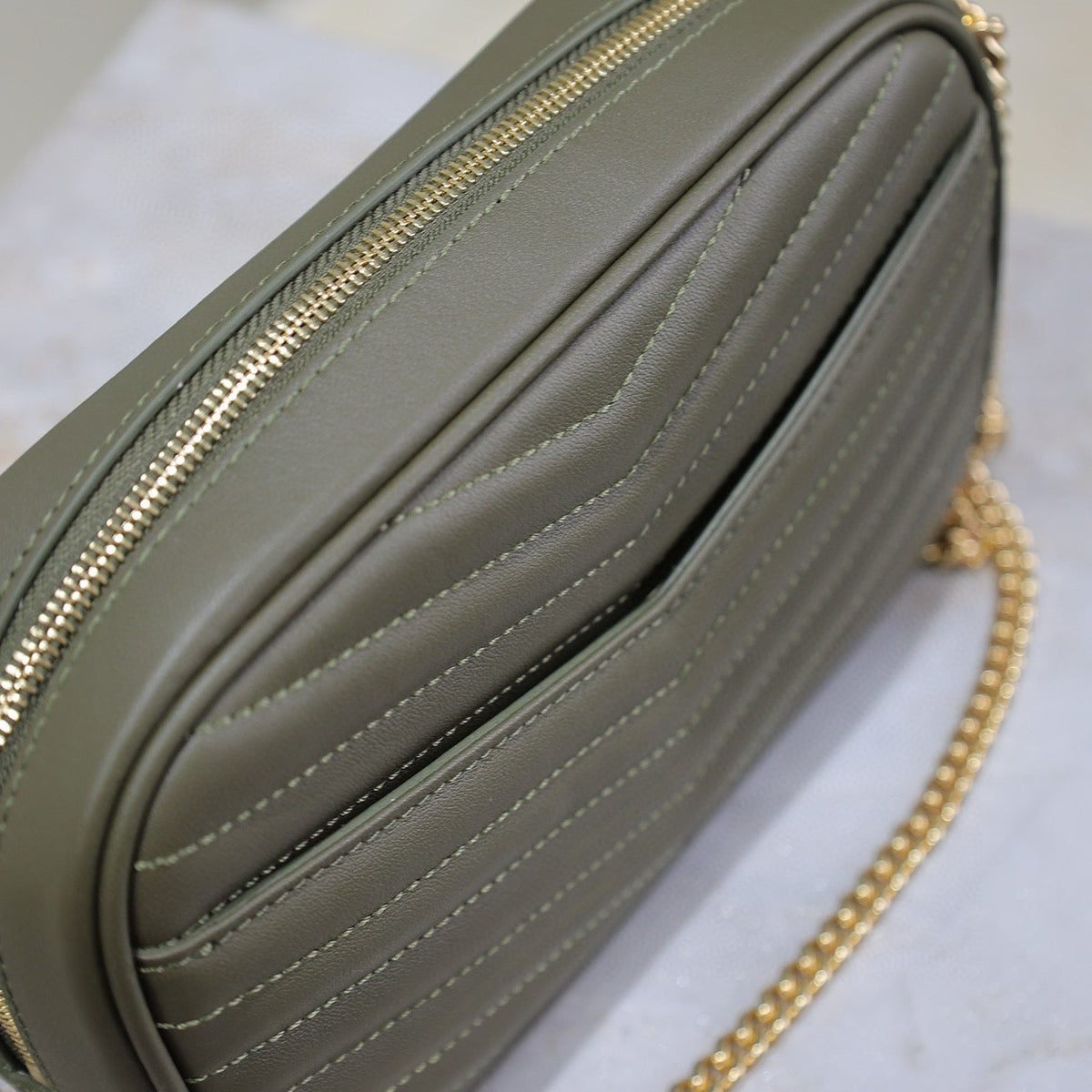 Saint Laurent Bags- Saint Laurent Lou Mini Bag Elegant Everyday Designer Handbag