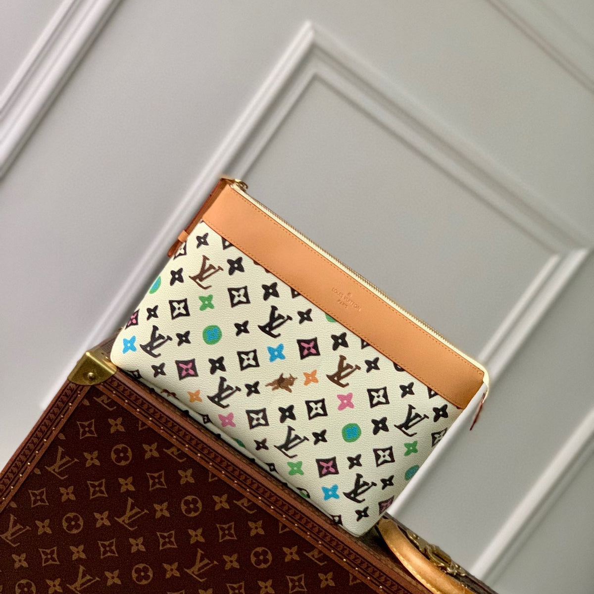 Louis Vuitton Bags- Louis Vuitton Lou Pochette Voyage Souple Pouch Premium Designer Shoulder Bag