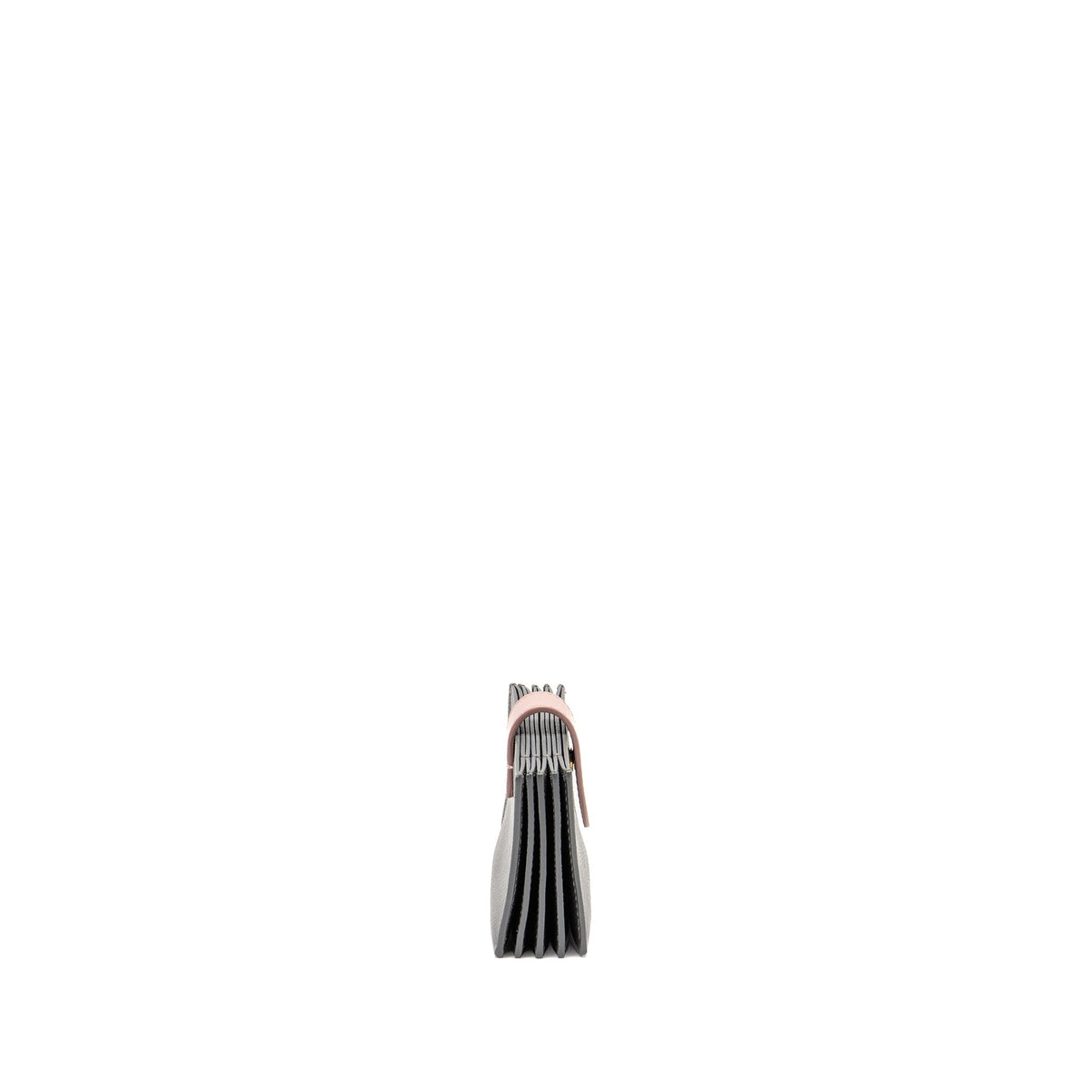 Celine Wallets? Celine Accordeon Card Holder Calfskin Pink Grey GHW Premium Leather Designer Wallet