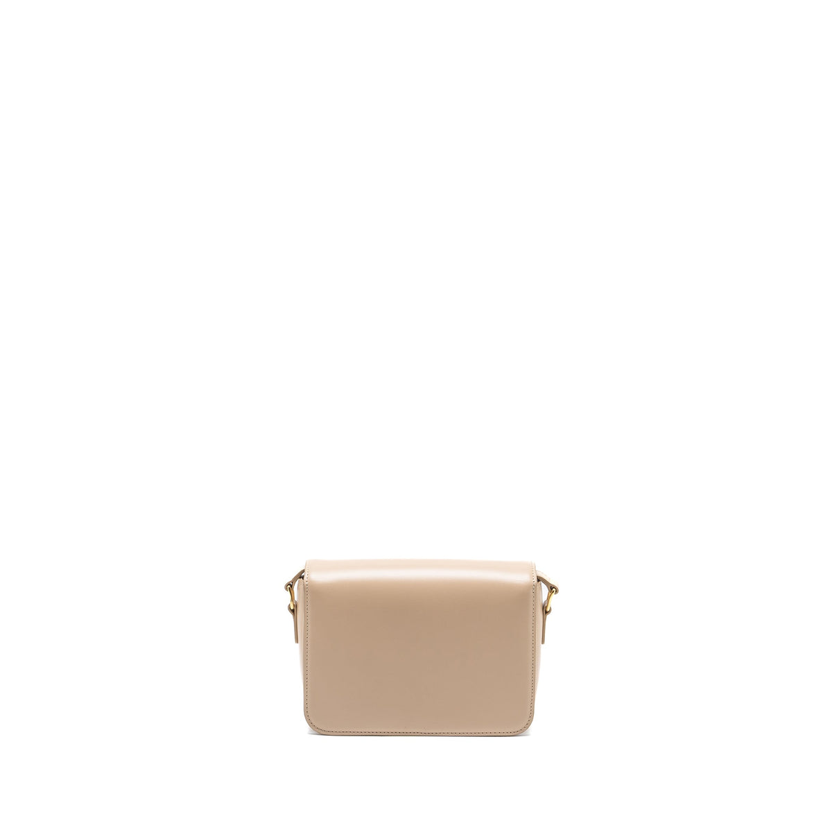 Celine Bags? Celine Teen Triomphe Bag Calfskin Light Beige GHW Luxury Designer Leather Handbag