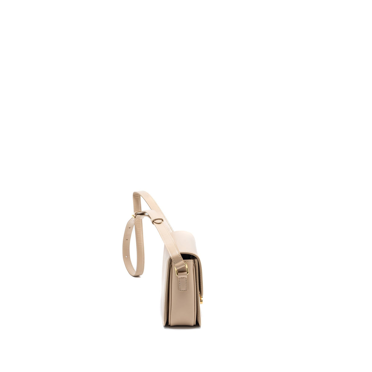 Celine Bags? Celine Teen Triomphe Bag Calfskin Light Beige GHW Luxury Designer Leather Handbag