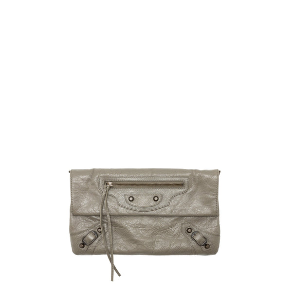 Balenciaga women's handbag Grey luxury designer leather