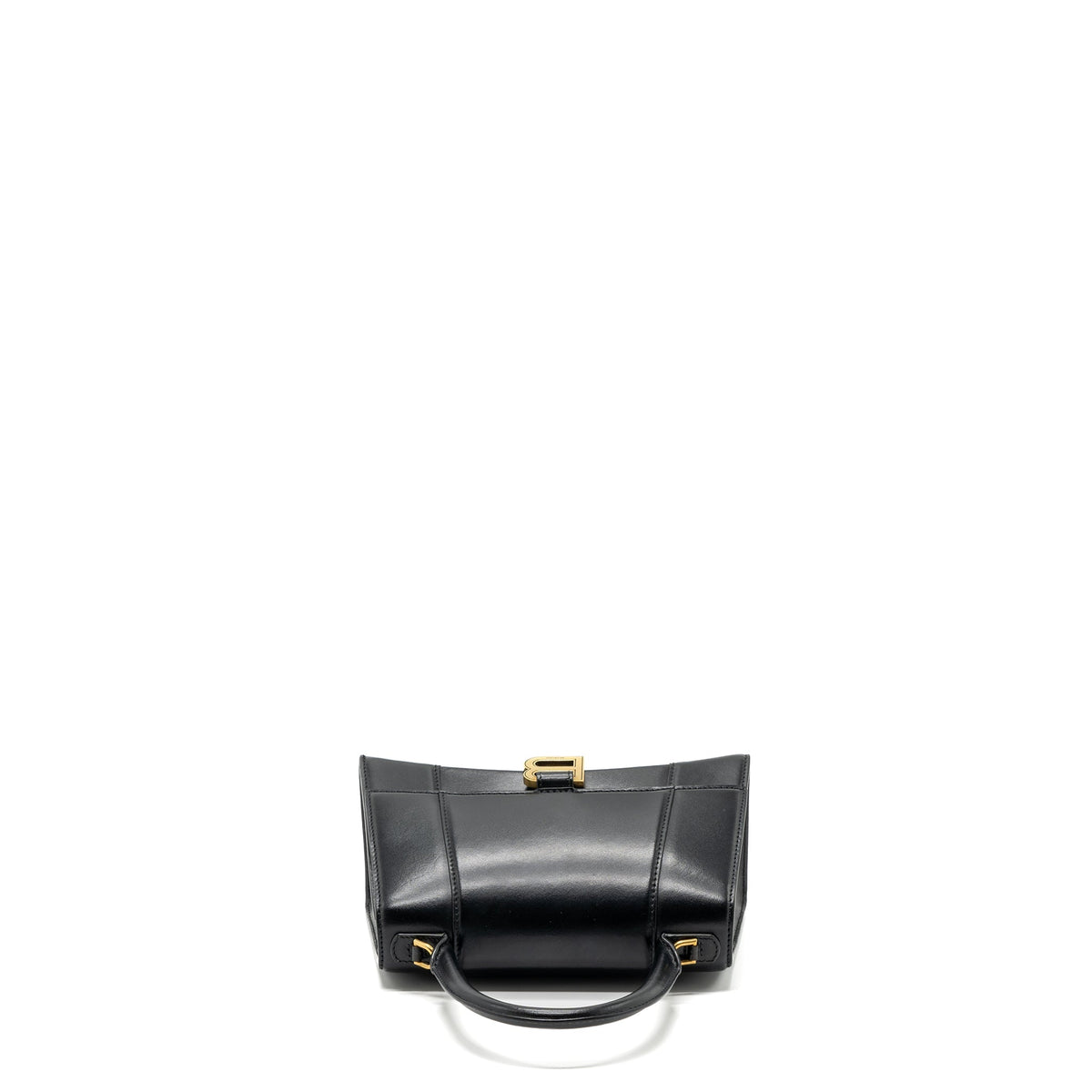 Balenciaga authentic luxury handbag Black calf craftsmanship