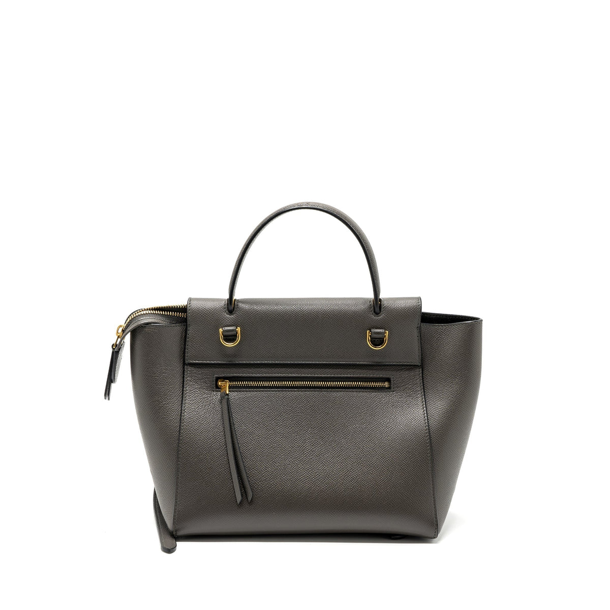 Celine Bags? Celine micro belt bag calfskin grey GHW Elegant Everyday Designer Handbag
