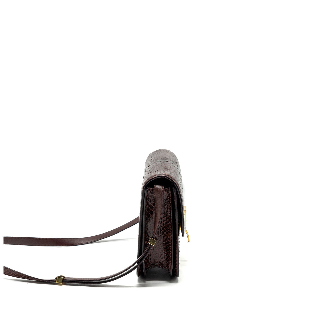Celine Bags? Celine medium classic box bag python burgundy GHW Elegant Everyday Designer Handbag