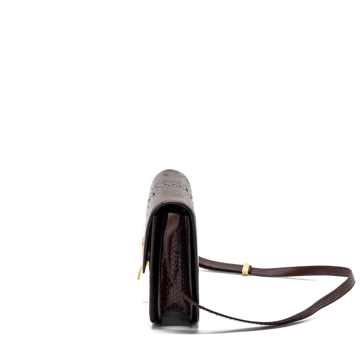 Celine Bags? Celine medium classic box bag python burgundy GHW Elegant Everyday Designer Handbag
