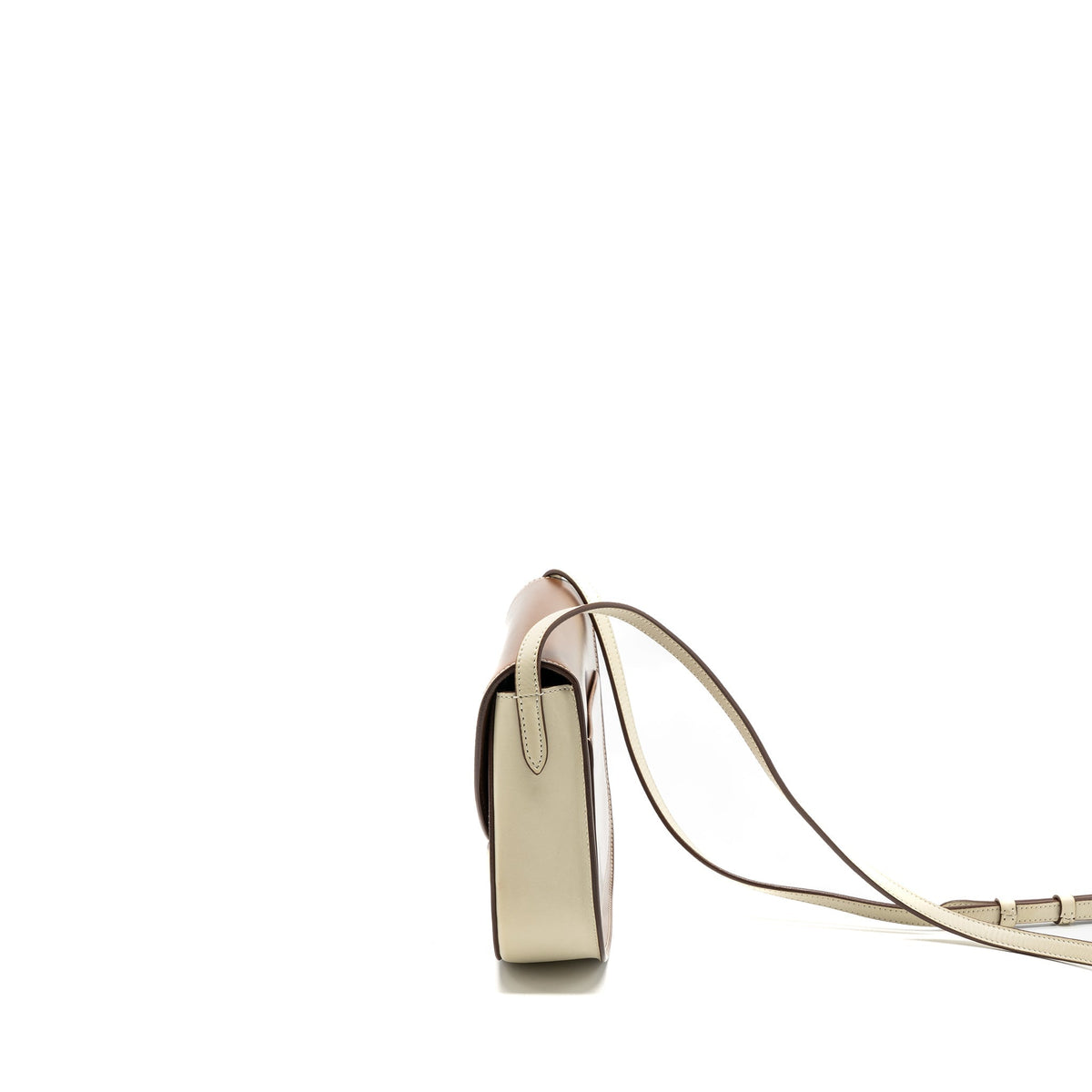 Celine Bags? Celine troutteur crossbody bag leather caramel cream GHW Elegant Everyday Designer Handbag