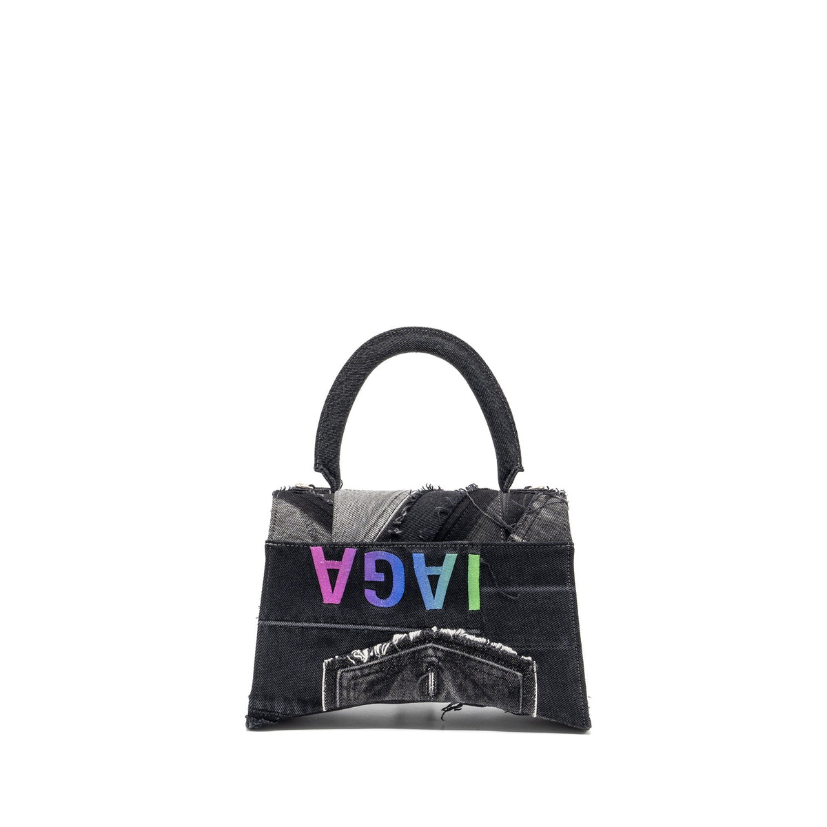 Balenciaga women's handbag Black luxury designer denim