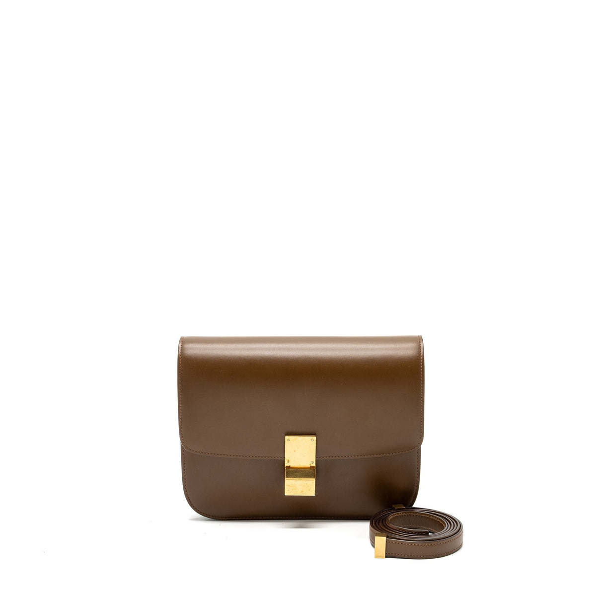 Celine Bags? Celine Classic Medium Box Calfskin Tan GHW Elegant Everyday Designer Handbag