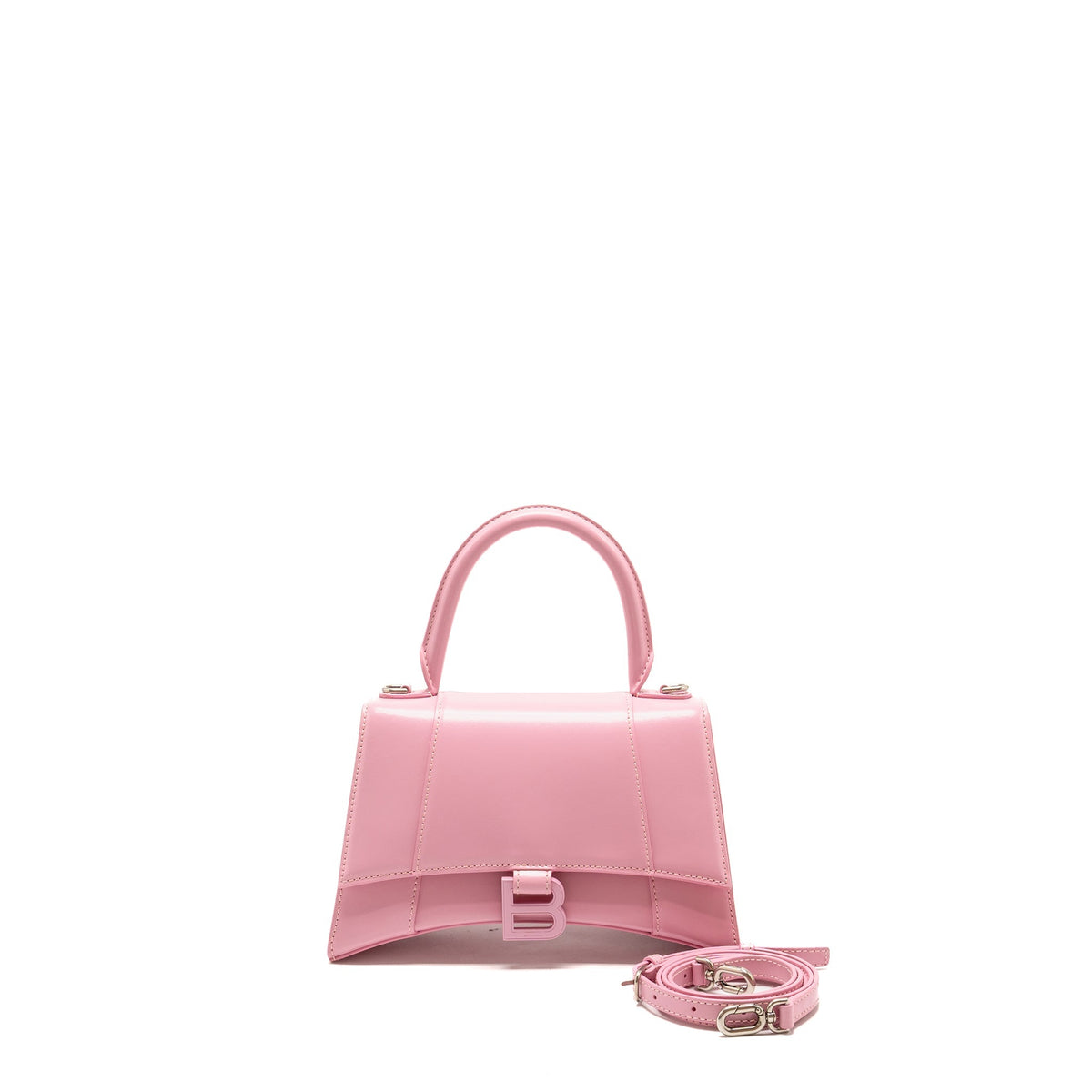 Balenciaga women's handbag Pink luxury designer calf