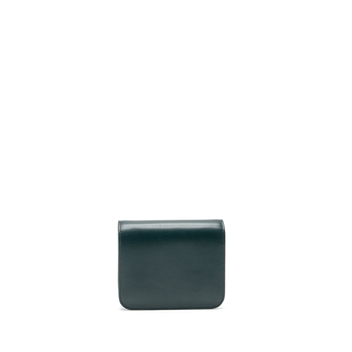 Celine Bags? Celine Teen classic box bag calfskin dark green GHW Premium Designer Shoulder Bag